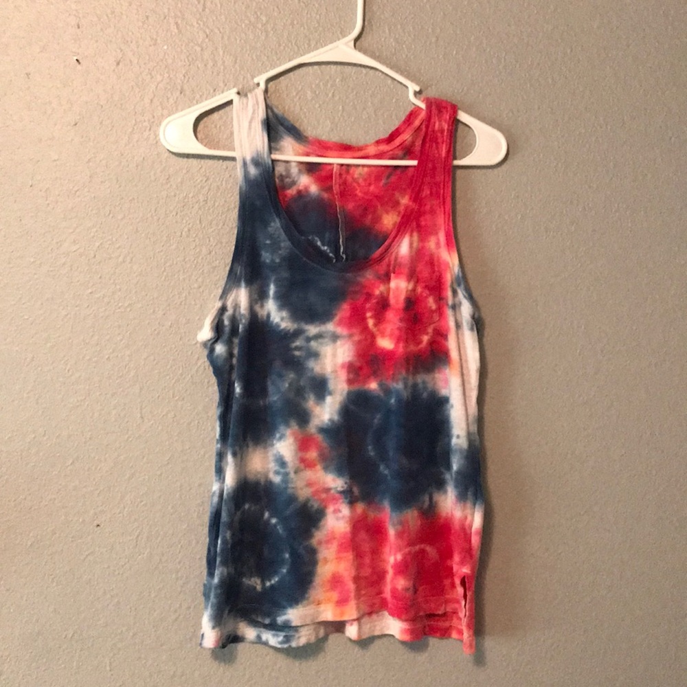 Tie dye rank top